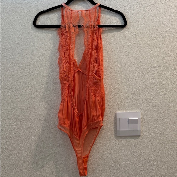 Free People Intimately Coming In Hot Lace Bodysuit - Picture 3 of 5